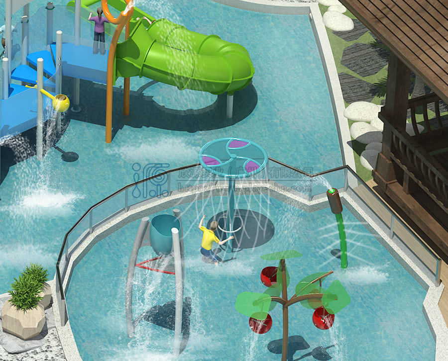 溫泉度假村小型水上樂園設計方案