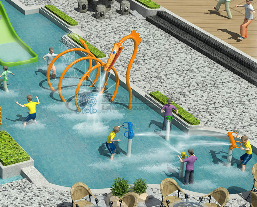 溫泉度假村小型水上樂園設計方案
