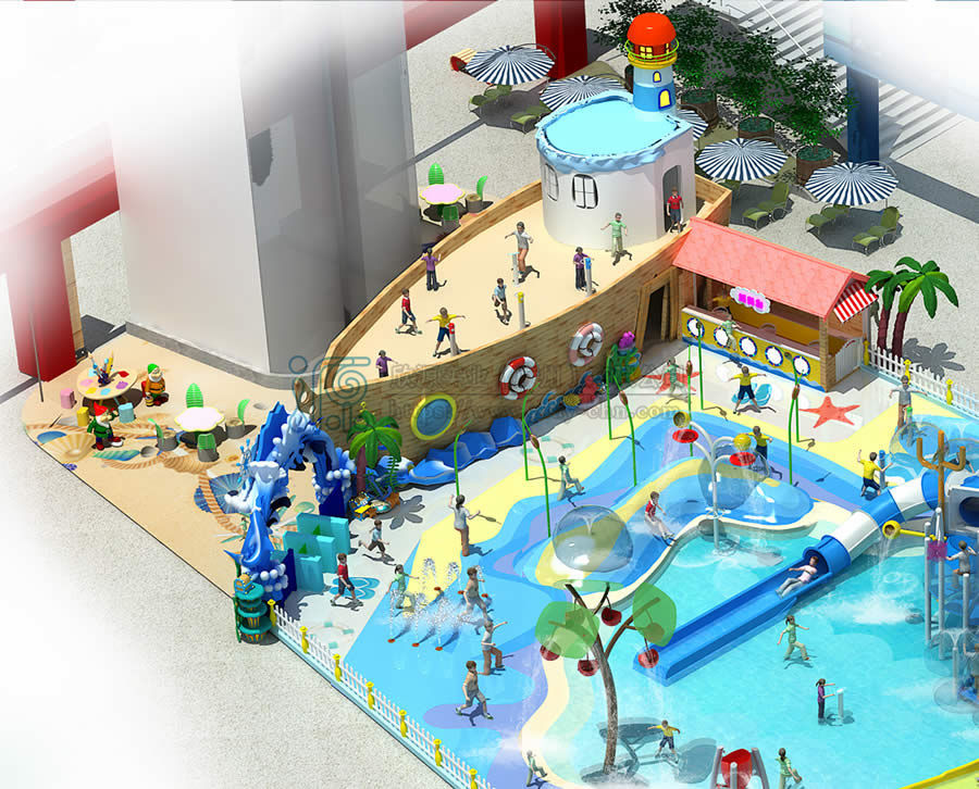 某農(nóng)莊800方水上樂園設(shè)計方案