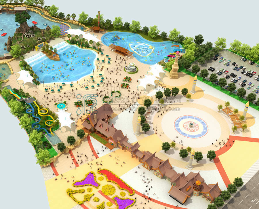 緬甸大型景區(qū)水上樂園設(shè)計(jì)方案