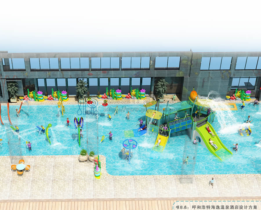 溫泉度假酒店472方室外水樂園規(guī)劃方案