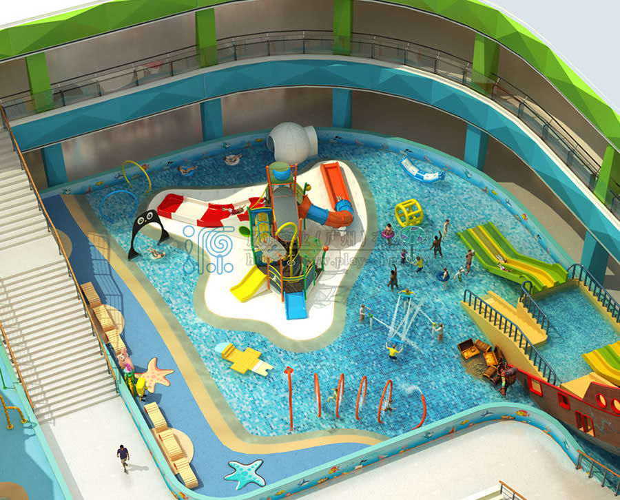 某廣場水上樂園設計效果圖