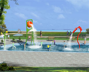 珠海橫琴和協國家食品安全創新中心兒童戲水池案例