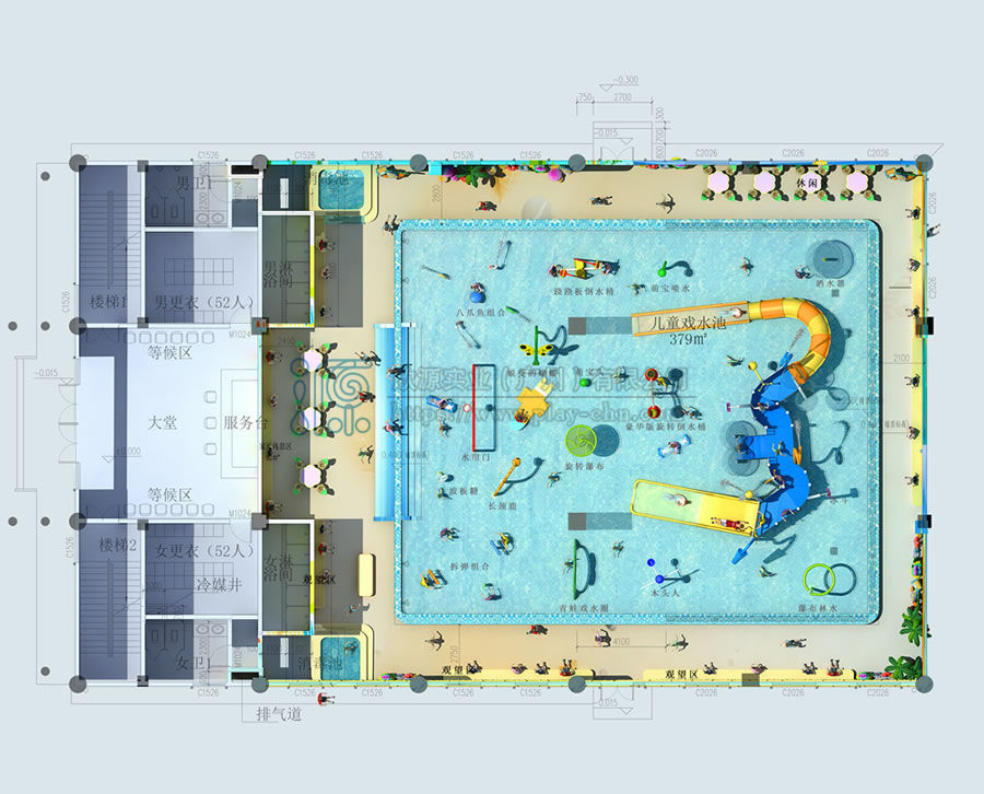 某商城700平方室內水上樂園規劃方案