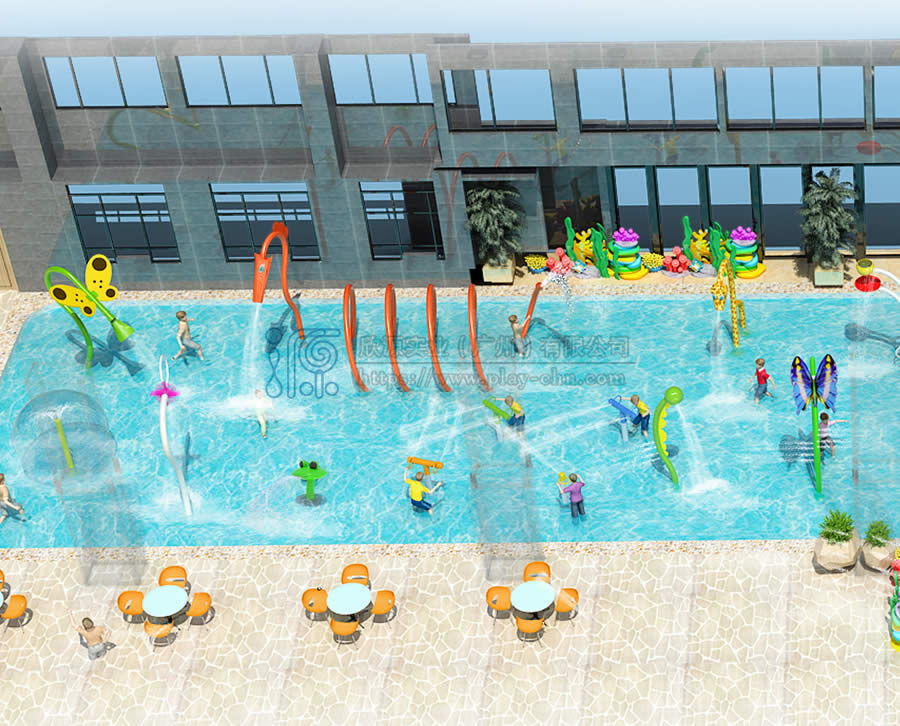 溫泉度假酒店472方室外水樂園規(guī)劃方案