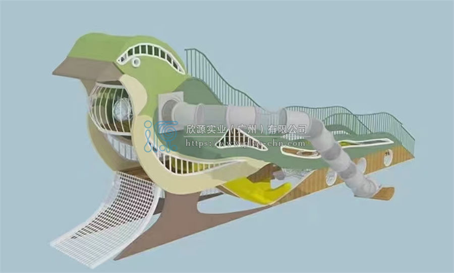 戶外游樂設備-室外兒童游樂設施安裝方案以及注意事項! -1360