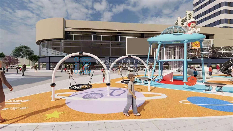 兒童塑料滑梯怎么樣安裝?-1394