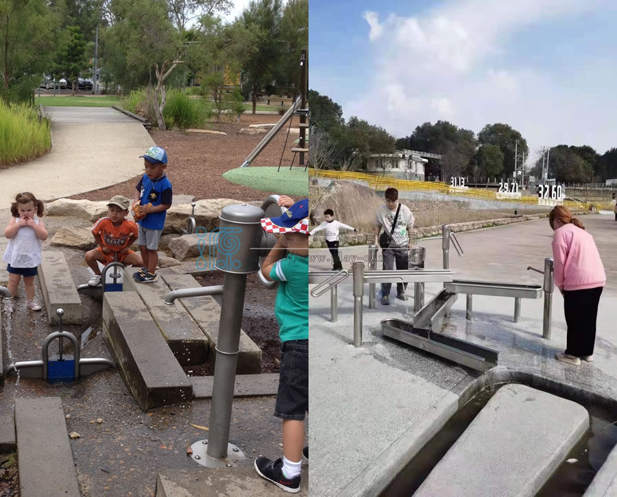 兒童手搖泵取水器游樂設備