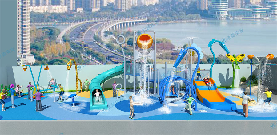 150平方旱噴水上樂園