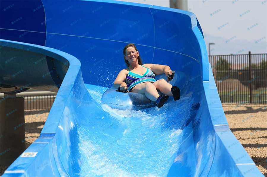 開發式雙人皮筏水上滑梯