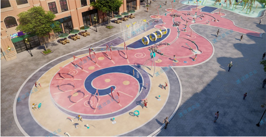 4000平方旱噴水上樂園整體規(guī)劃方案