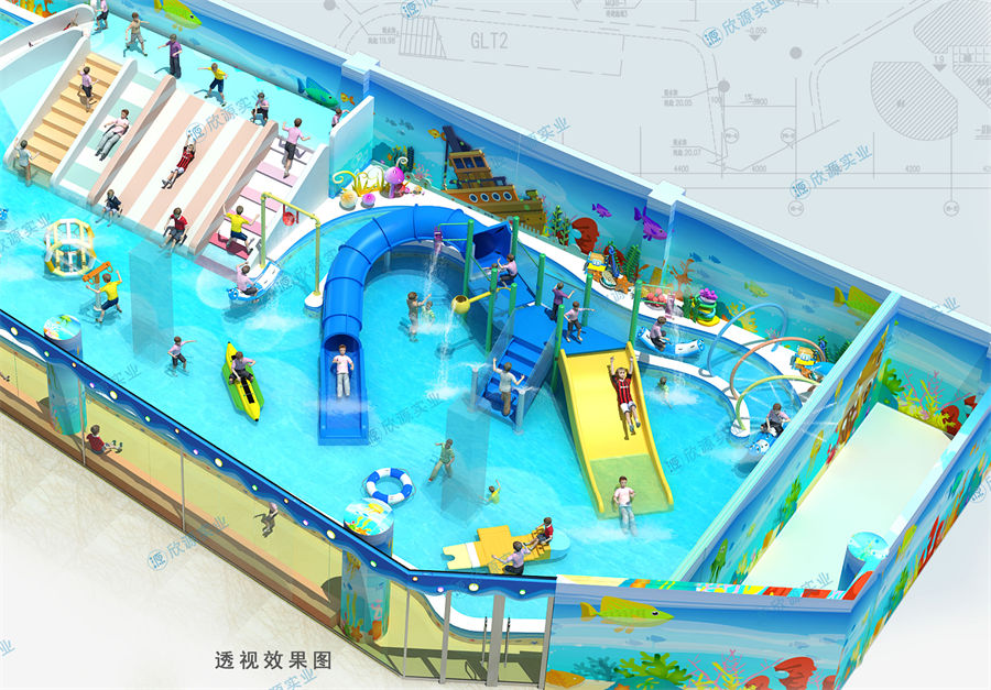 431平方室內恒溫水上樂園