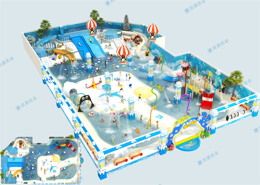 4000平方室內水上樂園