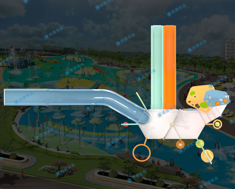 不銹鋼滑梯組合滑梯