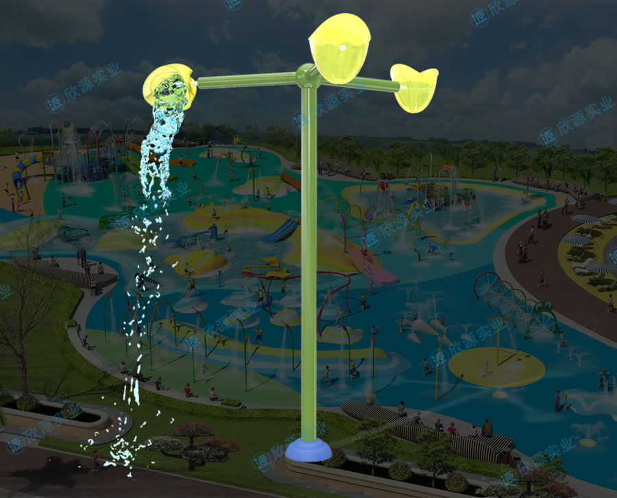 三錐桶倒水游樂(lè)設(shè)備