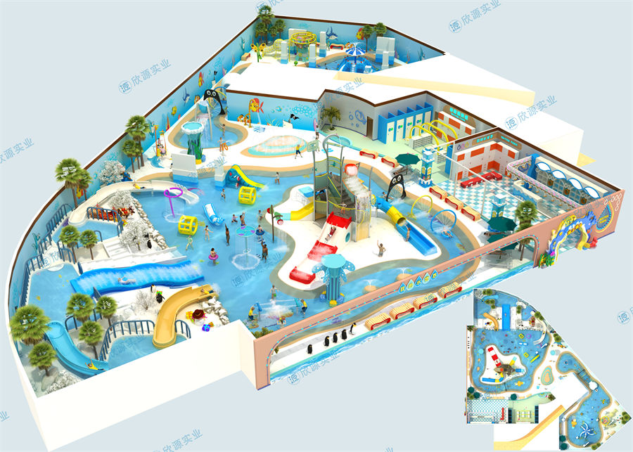 1800平方室內水上樂園