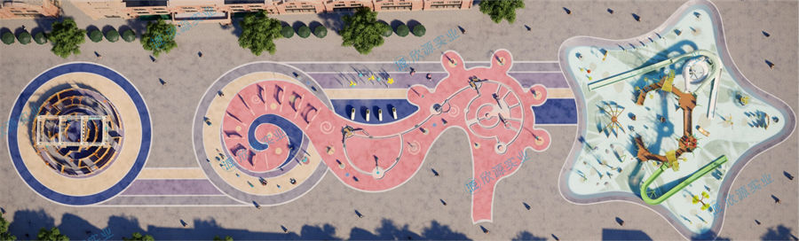 4000平方旱噴水上樂園整體規(guī)劃方案