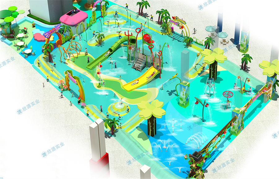 800平方旱噴水上樂園整體規(guī)劃方案