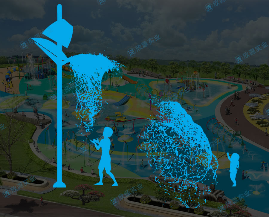 倒水桶戲水設備