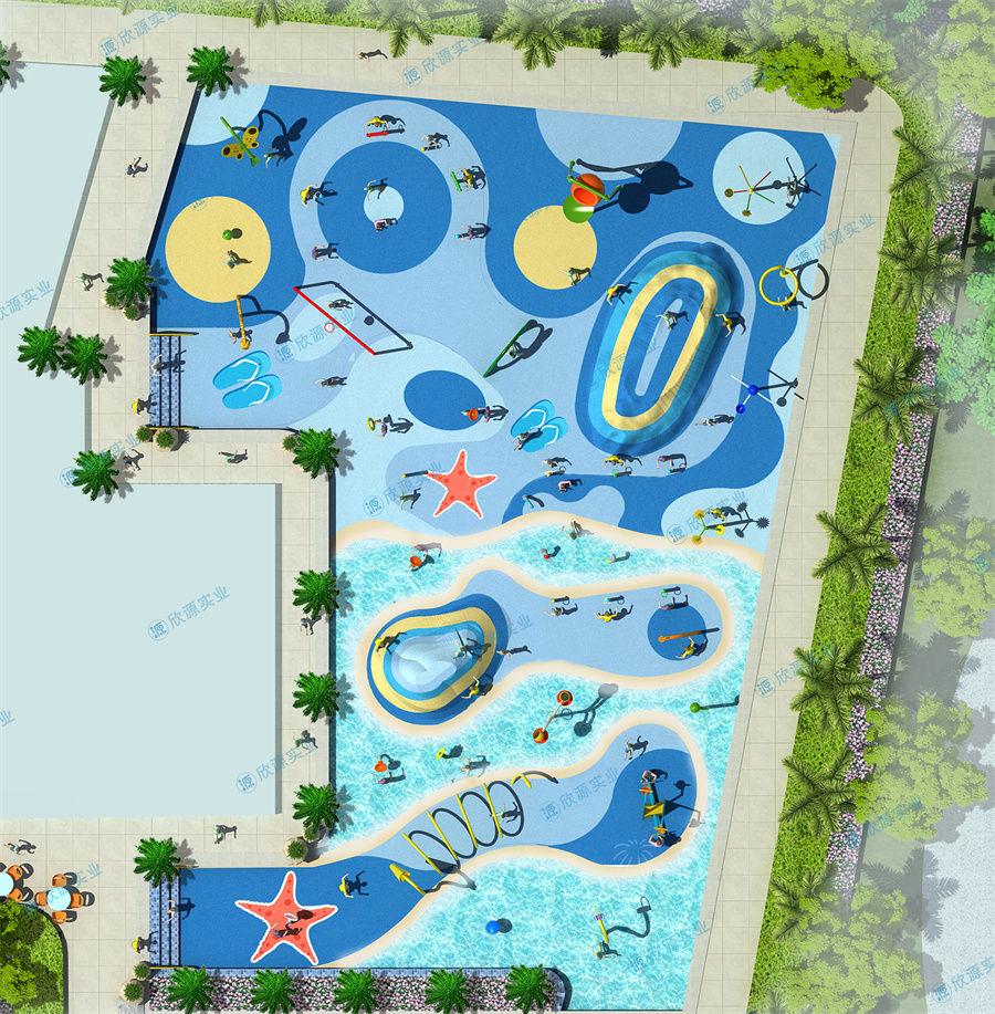 680平方室外水上樂園整體規劃方案