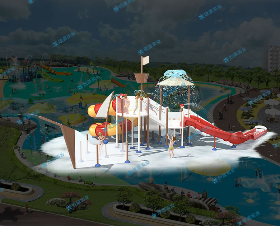 水上樂園滑梯組合報價