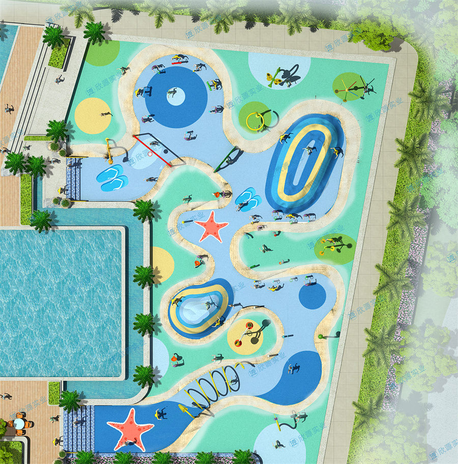 680平方室外水上樂園整體規劃方案