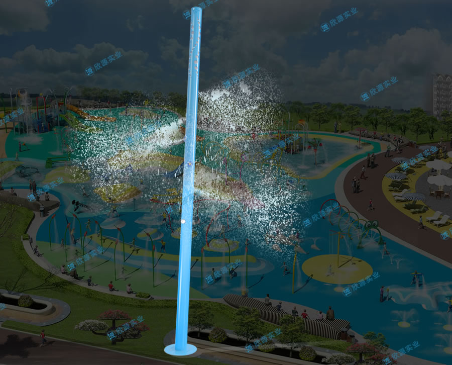 噴霧立柱戲水設備