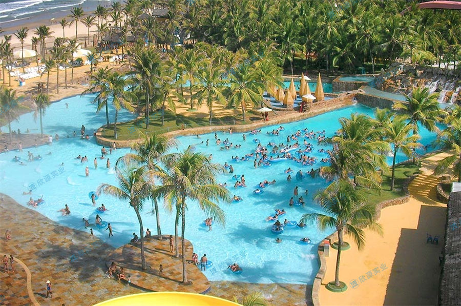 水上樂園雙池人工造浪設備