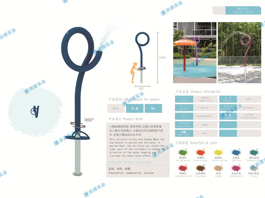 螺旋戲水游樂設備
