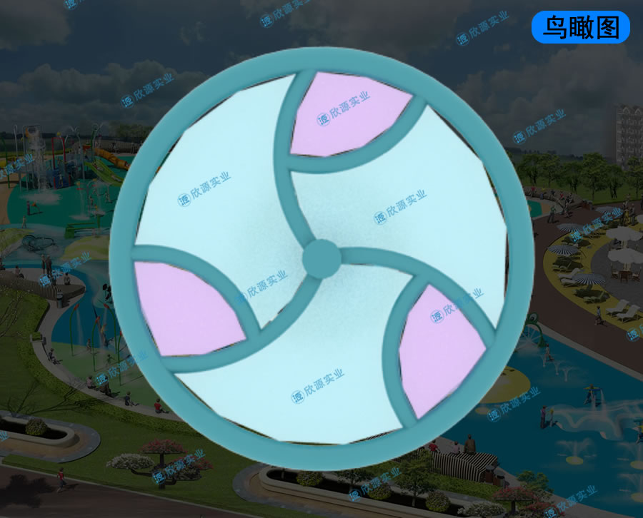 旋轉瀑布先生小品設備