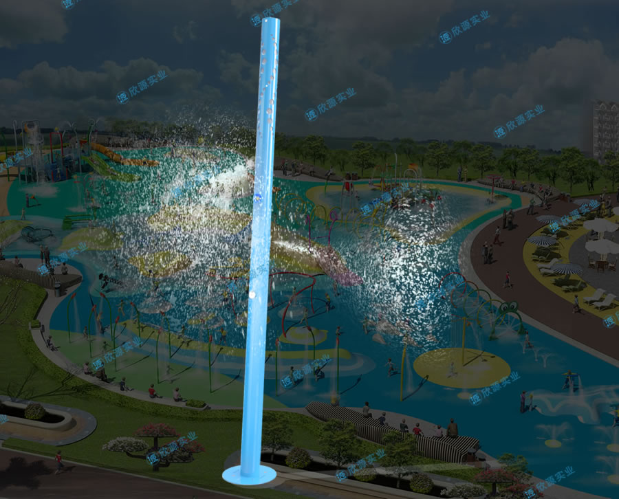 噴霧立柱戲水設備