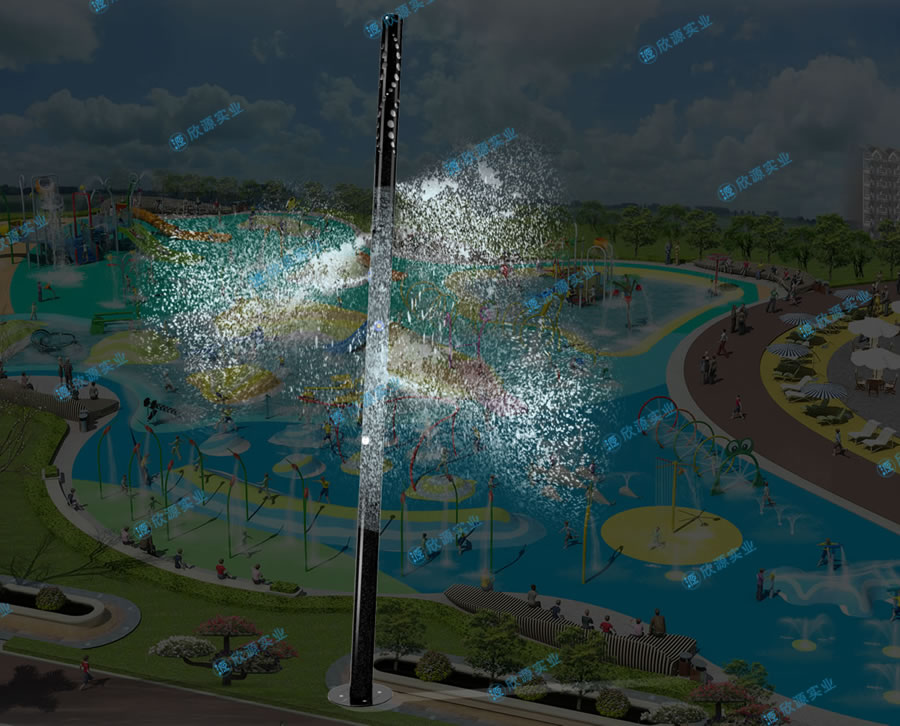 噴霧立柱戲水設備