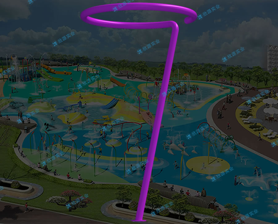 瀑布淋水游樂設備定制