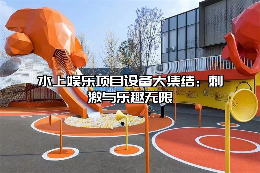 水上娛樂項目設備大集結：刺激與樂趣無限