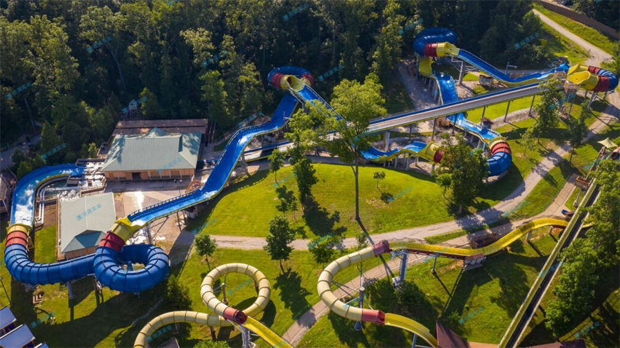 兒童水上滑梯方便使用，功能性強-7753