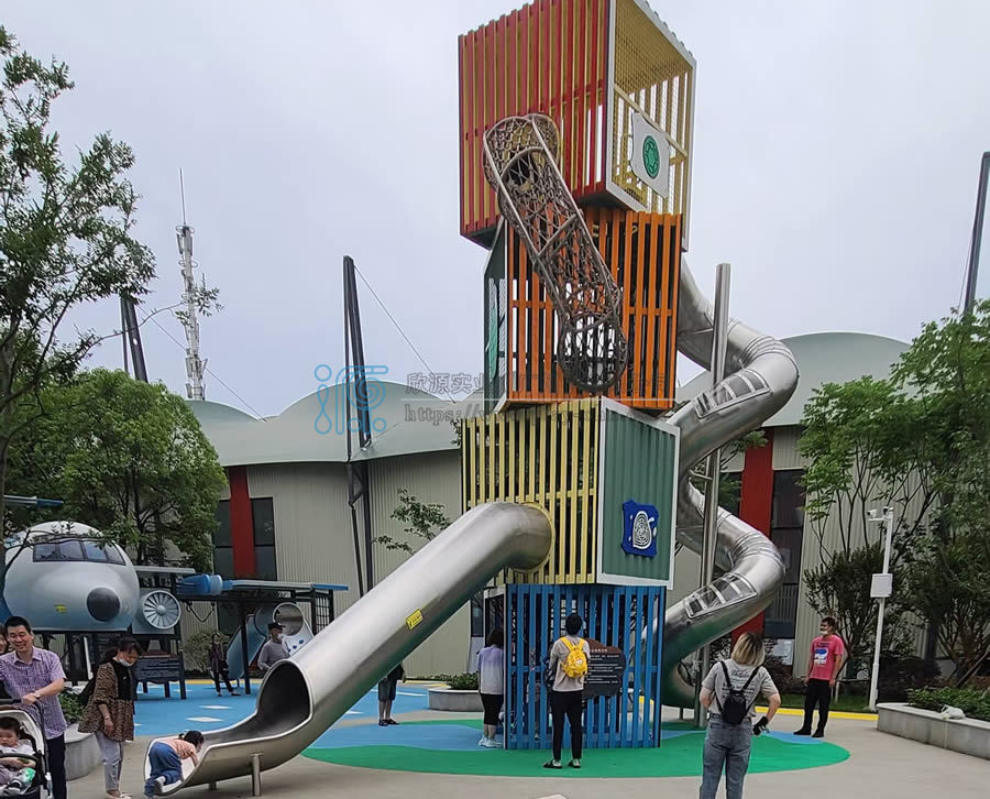 不銹鋼滑梯爬網(wǎng)組合滑梯