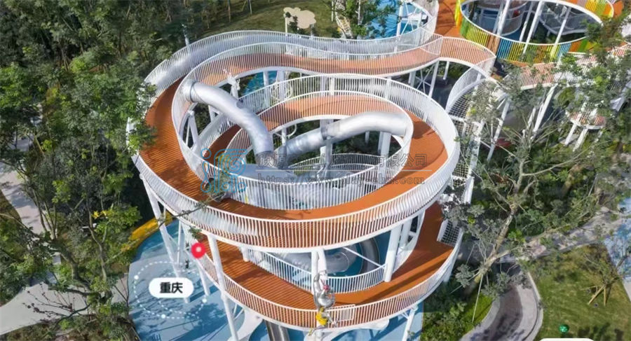 超大型不銹鋼滑滑梯定制