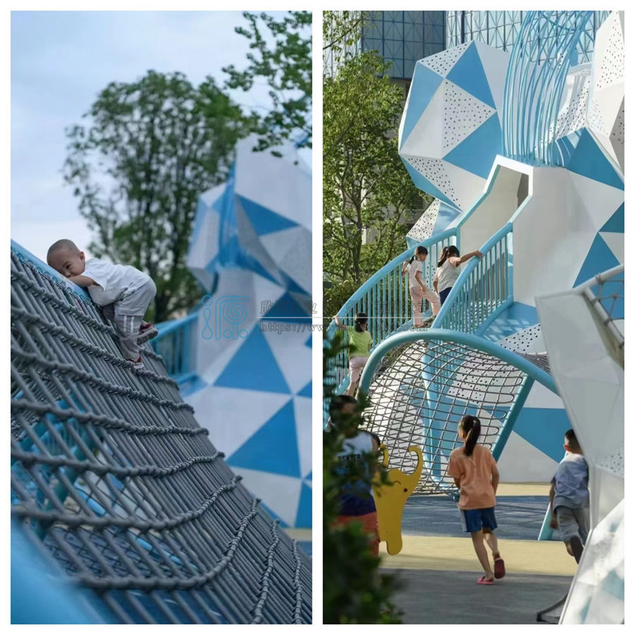 大型戶外大象造型攀網(wǎng)定制