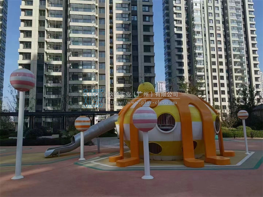 糖果主題造型攀爬網定制