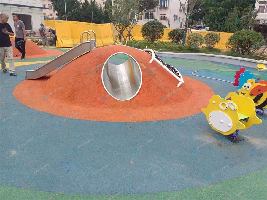 不銹鋼鉆洞兒童游樂園設備